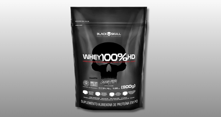 Whey 100% HD Black Skull (900g Refil)
