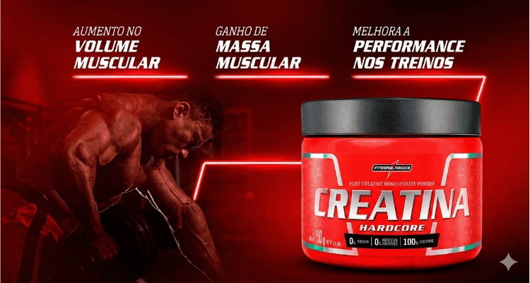 Integralmédica Creatina Hardcore 100% Pura