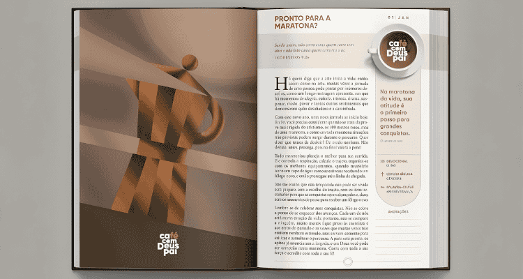 Como funciona o devocional Café com Deus Pai 2026