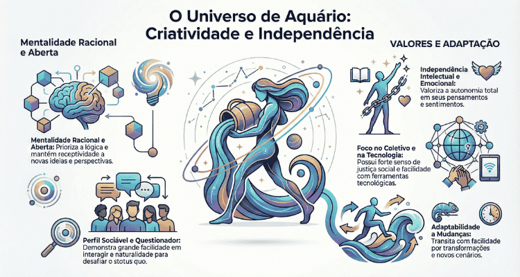 Quais são as principais características do signo de Aquário?