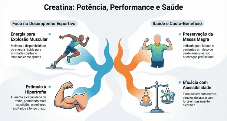 Para que serve a creatina no organismo?