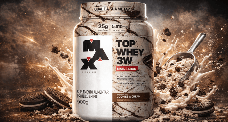 Top Whey 3W 900g: análise completa
