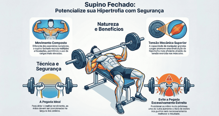 Supino Fechado (Close Grip Bench Press)