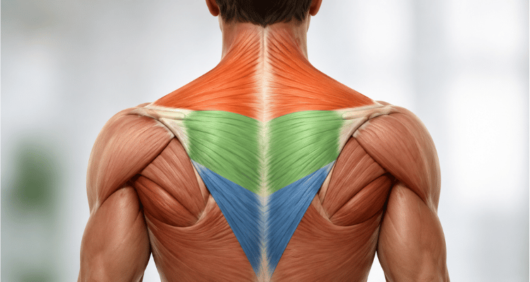 Anatomia do trapézio: superior, médio e inferior