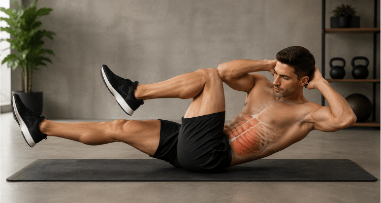 Abdominal Bicicleta