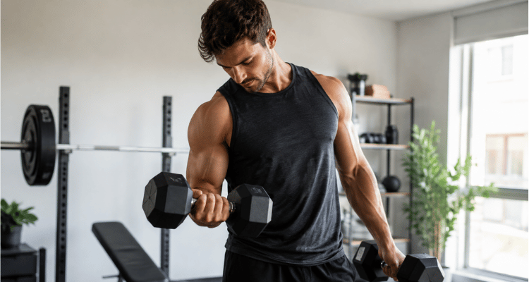 Exercícios de Bíceps: 18 Movimentos com Halteres, Barra e Casa