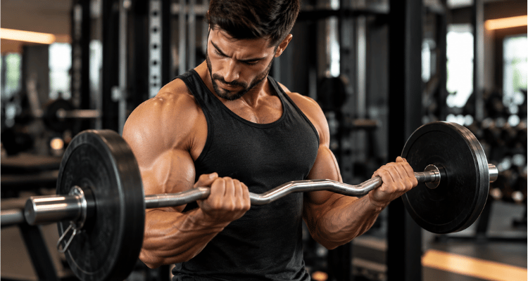 7 exercícios para bíceps cabeça curta (com treino pronto)
