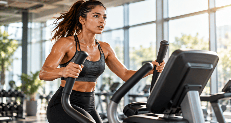 Treino de 20 minutos no elíptico para gastar mais calorias