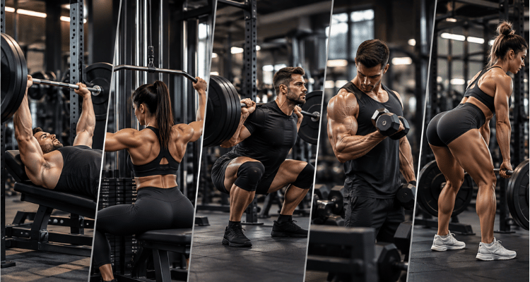 Push Pull Legs Upper Lower: ficha de 5 dias para hipertrofia