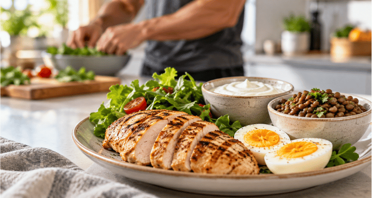 Quanto de proteína por dia para ganhar massa muscular em 2026