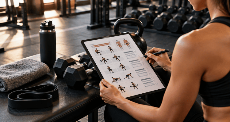 Ficha de treino full body pronta para copiar