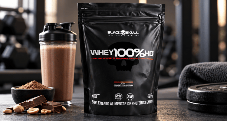 Whey Black Skull é bom? Review completo do 100% HD (2026)