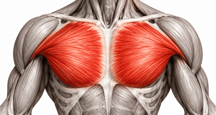 Peitoral maior: porção esternal e clavicular